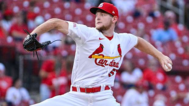 St. Louis Cardinals pitcher Zack Thompson